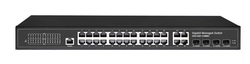 24P GigaBit 4xSFP Yönetilebilir Switch Metal kasa 24 port 10/100/1000 - 1