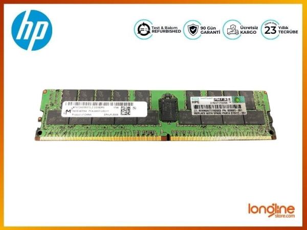 805358-B21 HP 64-GB (1 x 64GB) Quad Rank x4 DDR4-2400 - 2