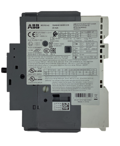 ABB Motor Protection Circuit Breaker MS165-42 - 2