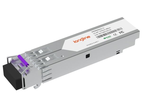 Alcatel-Lucent 3HE00045AA Compatible OC-48/STM-16 SR-1 SFP 1310nm 2km DOM LC SMF Transceiver Module - 1