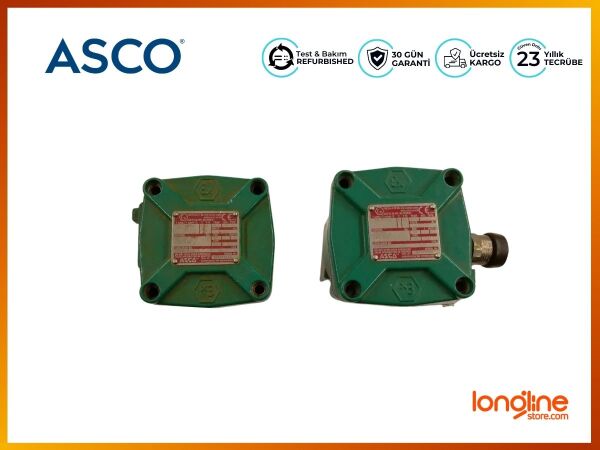 ASCO SOLENOID VALVE NFM12II 24/DC WATTS : 3,6 ORF 5,7 PIPE 1/4 NF8327B101 - 3