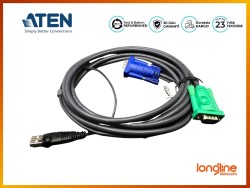 ATEN 2L-5203U 3M VGA USB KVM KABLO 3 IN 1 S KLAVYE/MOUSE/VIDEO - ATEN