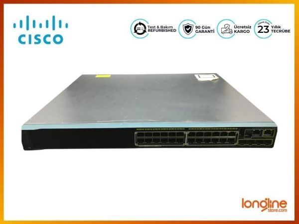 Cisco Catalyst 2960-S WS-C2960S-24PS-L 24-Port Gigabit PoE+ Switch - 1