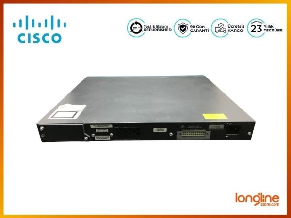 Cisco Catalyst 2960-S WS-C2960S-24PS-L 24-Port Gigabit PoE+ Switch - 3