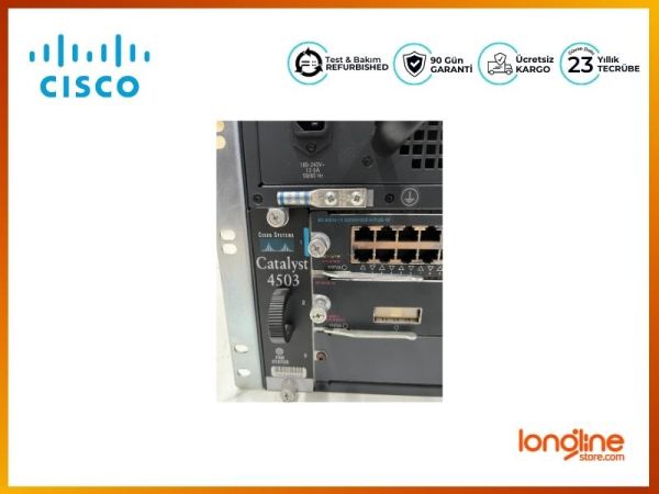 Cisco Catalyst 4503 WS-C4503 + WS-X4013+TS + WS-X4306-GB 2XPower - 2