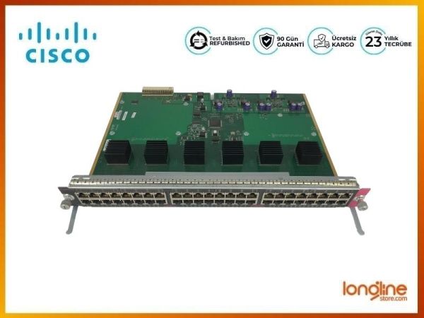 CISCO CATALYST WS-X4548-GB-RJ45 48 PORT GİGABİT 4500 SERIES - 1