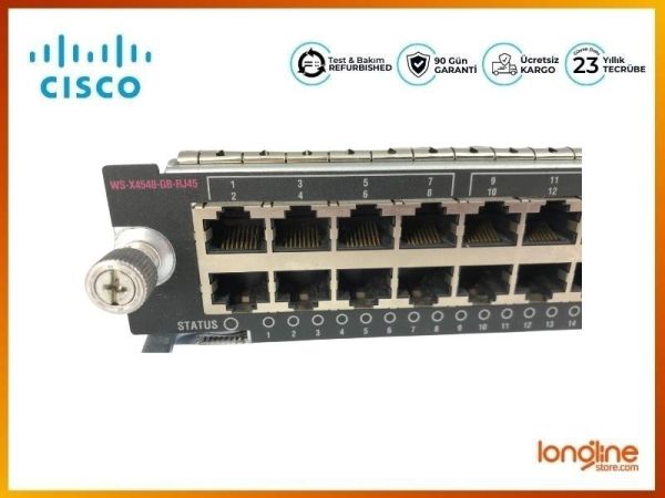 CISCO CATALYST WS-X4548-GB-RJ45 48 PORT GİGABİT 4500 SERIES - 2