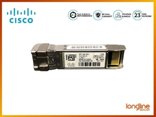 Cisco Sfp 10GBASESR SFP MODULE ENTERPRISECLASS SFP-10G-SR-S - 1