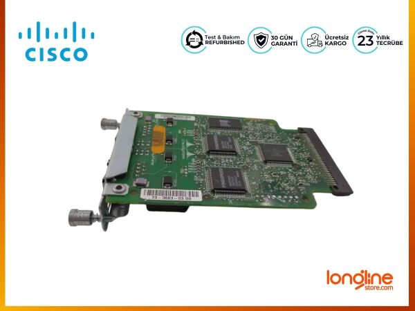 CISCO VWIC-2MFT-E1 2-PORT T1/E1 MULTIFLEX TRUNK VOICE/WAN - 2