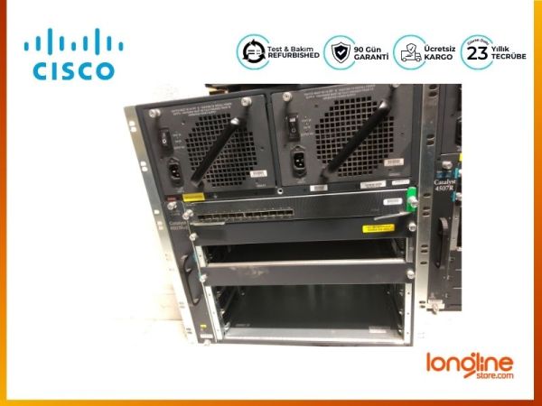 Cisco WS-C4507R+E -Catalyst 4500E 7 Slot Chassis w/ Dual Power - 4