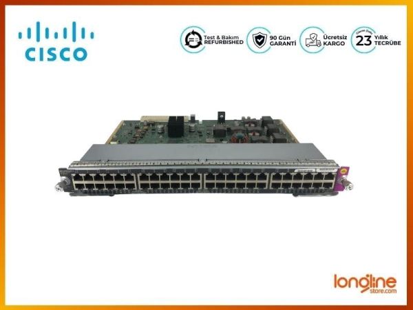 Cisco WS-X4748-RJ45V+E Catalyst 4500 48 Port Gigabit Switching Module - 1