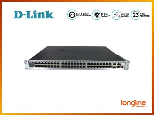 D-Link DES-3552 xStack Managed 48-Port 10/100 with 4xGigabit Switch - 1