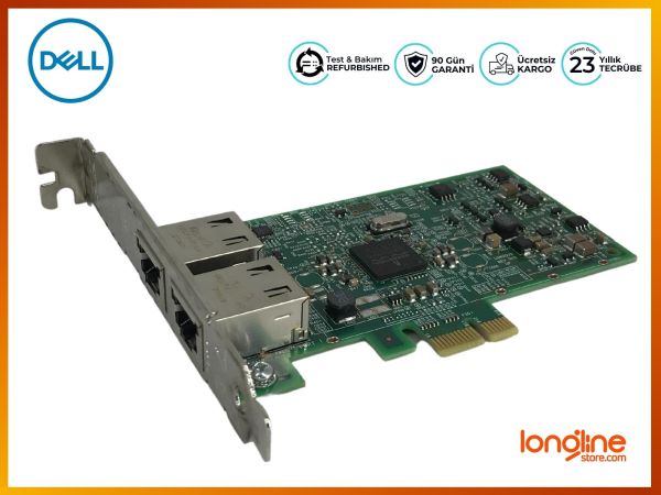 Dell 0FCGN Broadcom 5720 1Gbps 2 Port PCI-E Ethernet Network Adapter Card - 3