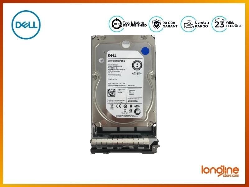 DELL 3TB 7.2K SAS 3.5 6GB/S HDD 55H49 HDD SAS Server DELL 55H49