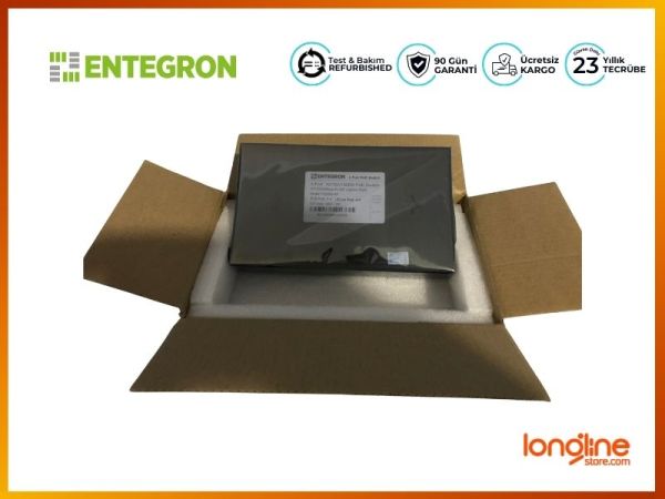 ENTEGRON 4 PORT 10/100/1000M POE SWITCH 4X1000MBPS RJ45 UPLINK - 1