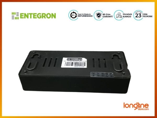 ENTEGRON 8 PORT 10/100 MASAÜSTÜ SWITCH METAL KASA TAK ÇALIŞTIR ENTDS100-8F - 2