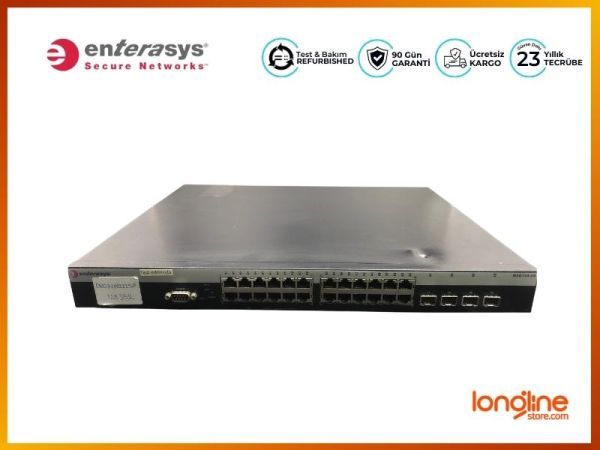 ENTERASYS B3G124-24 Port Gigabit ETHERNET SWITCH - 1