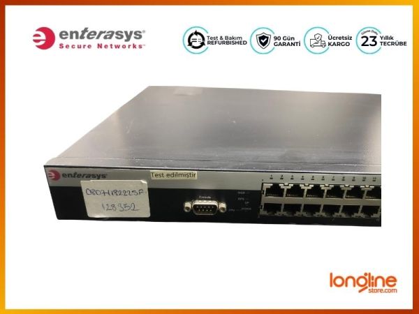 ENTERASYS B3G124-24 Port Gigabit ETHERNET SWITCH - 3