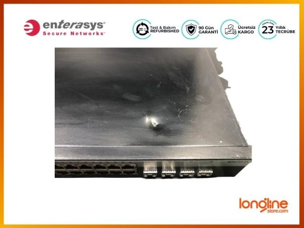 ENTERASYS B3G124-24 Port Gigabit ETHERNET SWITCH - 4