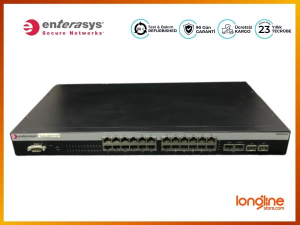 ENTERASYS NETWORKS A2H124-24 24x10/10 2x 1000 2x SFP Switch - 2