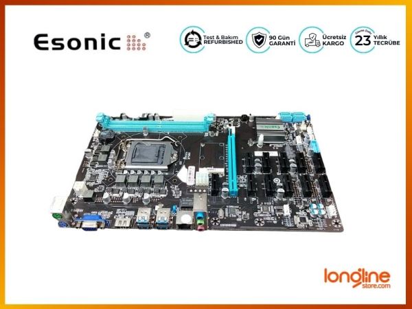 Esonic B250-BTC Gladiator Intel B250 2400 MHz DDR4 Soket 1151ATX - 1