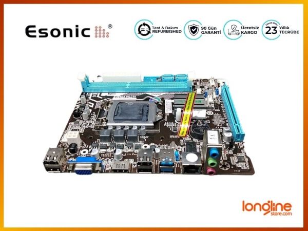 Esonic H81JEL Intel H81 1600 MHz DDR3 Soket 1150 mATX Anakart - 1