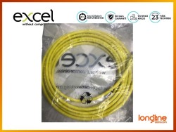 EXCEL UTP CAT.6 24AWG YELLOW 5MT 100-333 (10 LU PAKET) - EXCEL