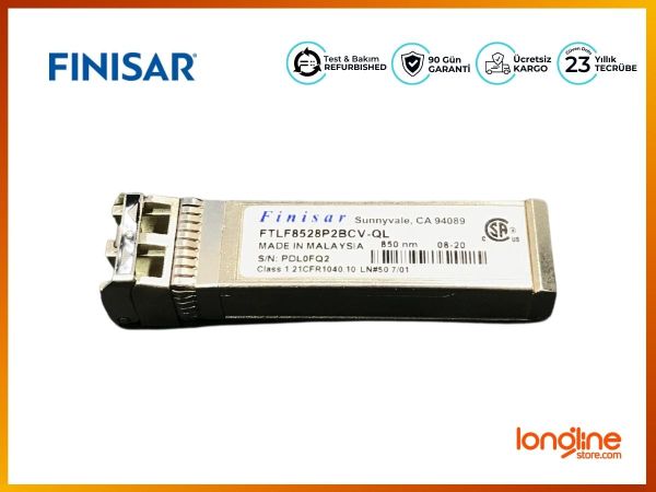 Finisar FTLF8528P2BCV-QL 8GB Multi-Mode Fiber 150m 850nm SFP - 2