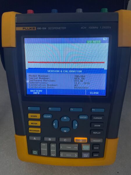 Fluke 190-104 Color ScopeMeter - 9