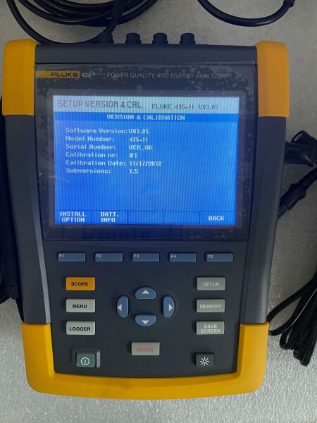 Fluke 435-II NIST Calibrated Power Quality Energy Analyzer - 4