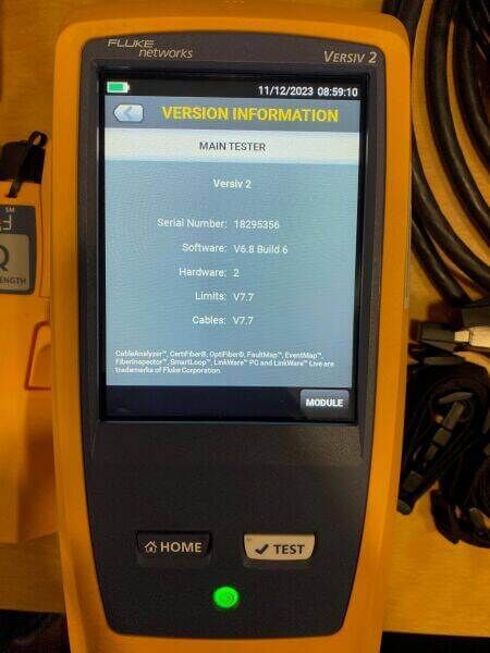 FLUKE VERSIV 2 DSX-8000 with 2x CFP-QUAD Modules - 3