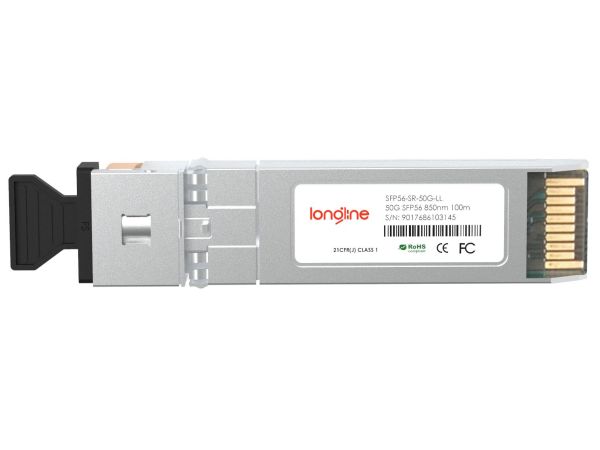 Generic Compatible 50GBASE-SR SFP56 850nm 100m DOM Duplex LC MMF Transceiver Module - 2