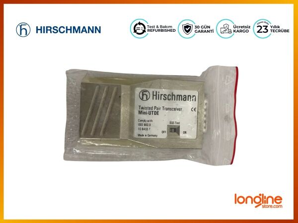 Hirschmann Twisted Pair Transceiver Mini-UTDE 10 BASE-T Comply - 4