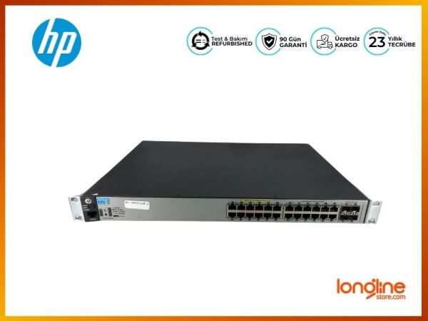 HP 2530-24G-Poe J9773A 24 Port 10/100/1000 Mbps Gigabit Switch - 3