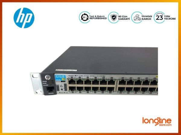 HP 2530-48 PoE+ J9778A 48-Port Managed Switch 2 x Gigabit AS IS - 3