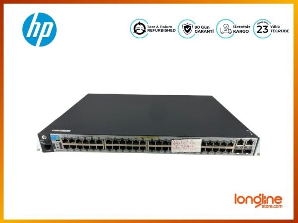 HP 2530-48 PoE+ J9778A 48-Port Managed Switch 2 x Gigabit AS IS - 4