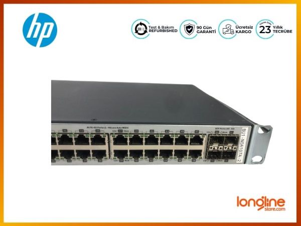 HP 2530-48G J9775A 48 Port 10/100/1000 Mbps 4X SFP Gigabit Switch - 2