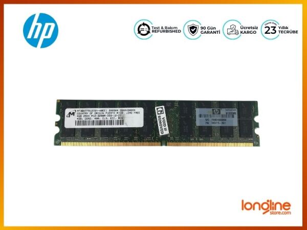 Hp DDR2 DIMM 4GB 400MHZ PC2-3200R ECC REG 345115-061 345115-86 - 2