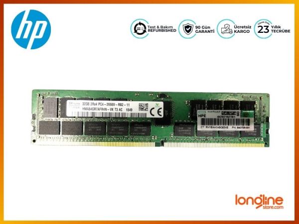 HP DDR4 32GB 2666MHZ PC4-21300V 815100-B21 840758-091 850881-001 - 1