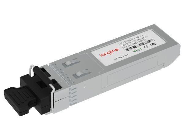 HW BiDi SFP-GE-20-SM1490 Compatible 1000BASE-BX BiDi SFP 1490nm-TX/1310nm-RX 20km DOM Simplex LC SMF Transceiver Module - 1