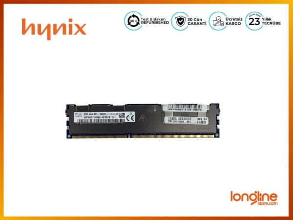 Hynix 32GB PC3-10600R 1333MHz DDR3 HMT84GR7BMR4C-H9 RAM - 1