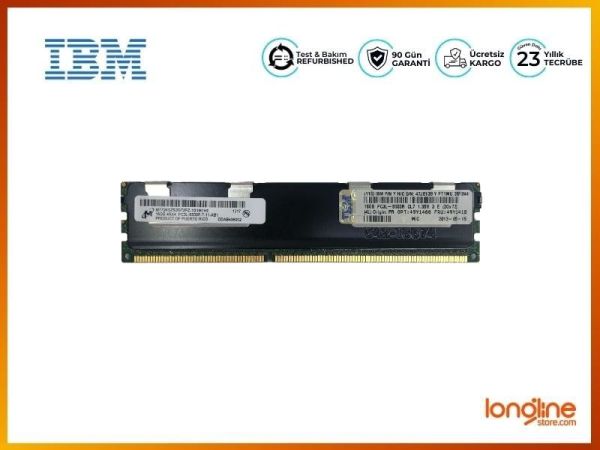 IBM MEMORY DDR3 16GB PC3L-8500R 49Y1400 49Y1418 47J0139 - 1