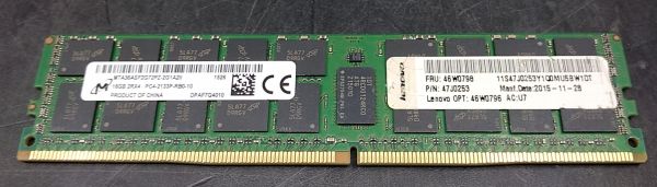 IBM TRUDDR4 RDIMM 16GB 2133MHZ PC4-17000R 2RX4 46W0796 46W0798 - 1