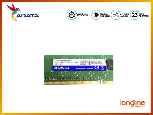 ADATA 2GB DDR3 1600MHZ PC3-12800 CL11 ECC AD3E1600C2G11-BMIK ram - 2