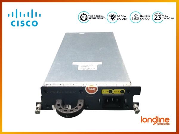 Cisco C3K-PWR-265WAC 265W AC Power Supply for the 3560E/3750E Sw - 1