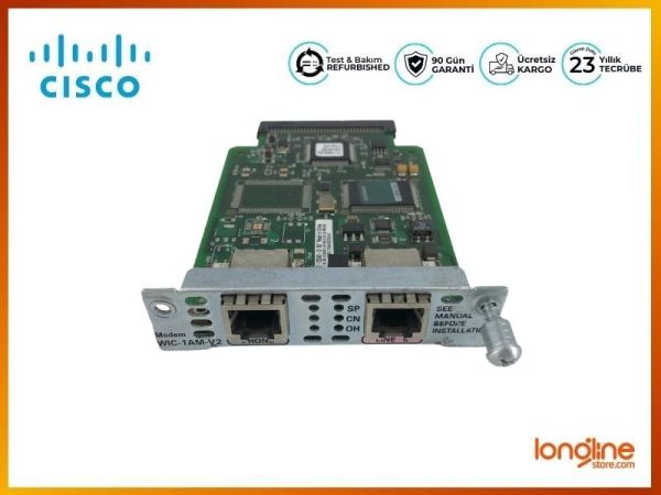 Cisco WIC-1AM-V2 One-port Analog Modem WAN Interface Card - 1