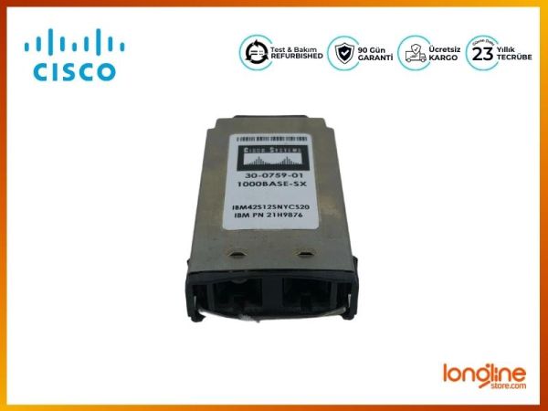 CISCO WS-G5484 30-0759-01 1000 BASE-SX 21 CFR (J) GIGABIT INTERFACE CONVERTE - 4