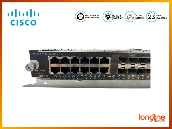 CISCO WS-X4013+TS SUPIIPLUSTS 12x10/100/1000 POE+8 SFP SLOTS - 2