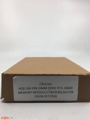 CRUCIAL CT4G3ERSLS41339 4GB, 240-PIN DIMM, DDR3 PC3-10600 MEMORY MODULE - 1