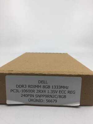 DELL 8GB 1333MHZ PC3L-10600 ECC REG SERVER SNPP9RN2C/8GB - 2